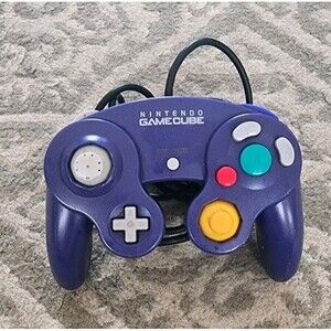 Official Nintendo GameCube Controller  Clear Purple OEM DOL-003-UNTESTED-